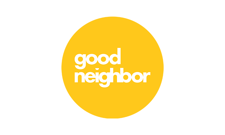 Image of Good Neighbor company logo: yellow circle with text Good Neighbor in the center